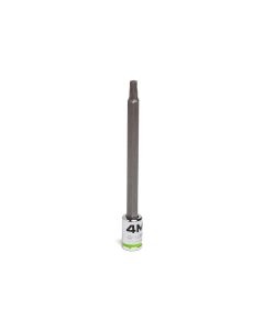 GETHAM4L image(0) - Grip Edge Tools 4mm 1/4" Dr Long RPT Hex bit socket