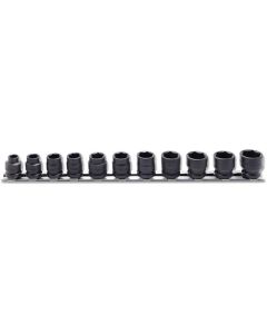 Ko-ken USA RS13401MS/11 3/8 Sq. Dr. Socket set  8-19mm 6 point  Thin walled 11 pieces