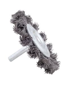 Shark Welding 3-inch Mini Knotted Wire Wheel on 1/4-inch Mandrel