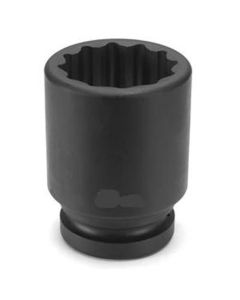 Grey Pneumatic 1" Drive x 77mm Deep - 12 Point Socket