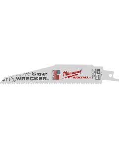 Milwaukee Tool The WRECKER Multi-Material SAWZALL Blade 6" 7/11TPI BULK 100