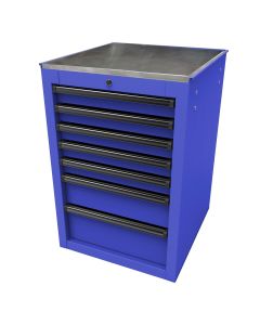 Homak Manufacturing RS PRO 22 in. 7-Drawer Side Cabinet, Blue