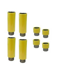 ATEXH-ADPTKIT1 image(0) - Atlas Equipment Atlas 8 Piece Truck Adapter Kit (4 ea 1,25", 5") (1.5" Peg)