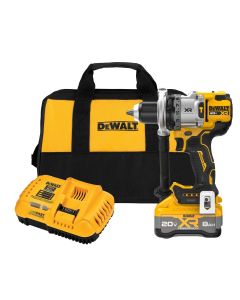 DWTDCD1007WW1 image(1) - DeWalt 20V MAX XR Brushless Cordless 1/2 Inch 3-Speed Hammer Drill Kit with XR POWERPACK&trade;