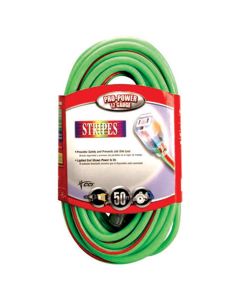 ECI02548-00-54 image(1) - Coleman Cable 50 Ft Extension Cord Green/Red