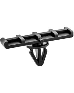 AVC20965 image(0) - AUVECO 20965 Rocker Panel Ground Effect Molding Clip, (16 x 50 mm) Head, Nylon, Black