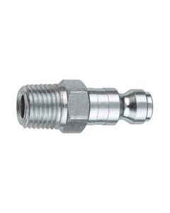 AMFCP1-03-10 image(1) - Amflo 1/4" Coupler Plug with 3/8 Male Threads Automotive T Style- Pack of 10
