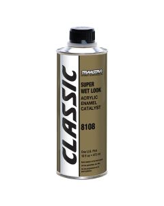 TRP8108 image(0) - Transtar Autobody Products 8108 - Super Wet Look Acrylic Enamel Catalyst - 1 pt Can - Clear - Liquid