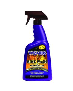 WZP22086 image(0) - Wizards Products 22086 Bike Wash, 22 oz Spray Bottle, Yellowish Brown, Liquid