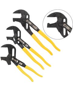 KLED53003KIT image(0) - Klein Tools Plier Wrench Set, 3-Piece