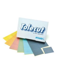 Eagle Abrasives, Inc. KOVAX Tolecut 191-1528 8-Cut Stickon Block Sheet, 70 mm W x 114 mm L, 2500 Grit, K-2500 Grade, Blue