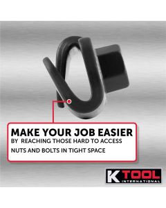 KTI49403 image(2) - K Tool International Universal Wrench Extender Adaptor