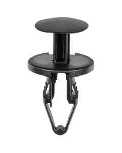 AVC20889 image(0) - AUVECO 20889 Push-Type with Closed End Cowl Vent and Fender Retainer, 20 mm Dia Head x 22 mm L Stem, Nylon, Black