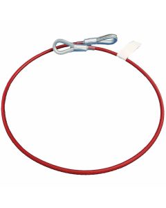SRWV8208006 image(0) - PeakWorks Cable Anchor Sling, 1/4" PVC Coated Galv. Cable - 2 Eye Hooks - 6 FT