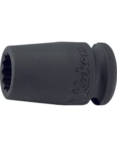 KKN13405A-9-16 image(0) - Ko-ken USA 13405A-9/16 3/8 Sq. Dr. Socket 9/16 12 point Length 32mm