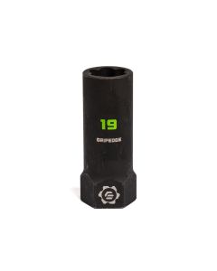 GETXCM19D image(0) - Grip Edge Tools 19mm 1/2" Dr RPT socket extractor with FORS (deep length)
