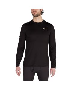 MLW403B-L image(2) - Milwaukee Tool Base Layer Top - Black L