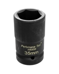 Wilmar Corp. / Performance Tool 1" Drive Budd Wheel Socket 35 mm