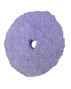 PES890197 image(0) - Presta PACE 890197 Single Sided Heavy Cut Cutting Pad, 6-1/4 in Dia, Foamed Wool Pad, Purple
