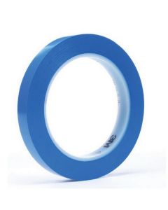 MMM92385 image(0) - 3M 92385 471 Series Fine Line Masking Tape, 36 yd x 1/8 in, 5.2 mil THK, Blue