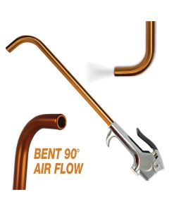Innovative Products Of America The Air-Bender&reg; Blow Gun reaches hard-to-access areas with a focused, high-pressure, 90&deg; angle output