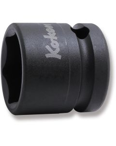 KKN14401MS-21 image(0) - Ko-ken USA 14401MS-21 1/2 Sq. Dr. Socket 21mm 6 point Length 28.5mm Thin walled