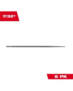 MLW49-16-2889 image(1) - Milwaukee Tool 7/32 Inch Round File for Saw Chain - 6 Pack