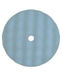 WZP11314 image(1) - Wizards Products The Ultra Finishing 11314 Buffing Pad, 8 in Overall Dia, Hook and Loop, Blue