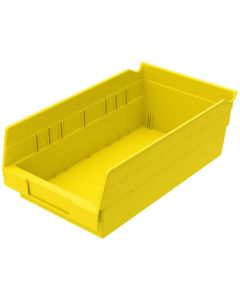MRO43372903 image(0) - Msc Industrial Supply Plastic Hopper Shelf Bin 6-5/8 Inch X 11-5/8 Inch - Yellow