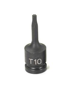 Grey Pneumatic 1/4" Drive x T10 Internal Star Impact Driver