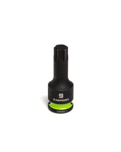 GETIHBM9 image(0) - Grip Edge Tools 9mm 3/8" Dr short Impact RPT Hex bit socket