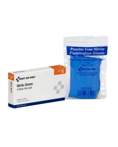 First Aid Only Nitrile Exam Gloves 4/box
