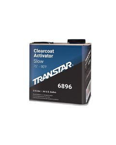 Transtar Autobody Products 6896 - 6800 Series Slow Lightning Clear Coat Activator - 2.5 L - Clear - Liquid