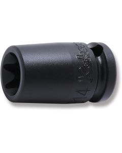 KKN13425EG-E14 image(0) - Ko-ken USA 13425EG-E14 3/8 Sq. Dr. Impact TORX E14 Socket w/ Magnet