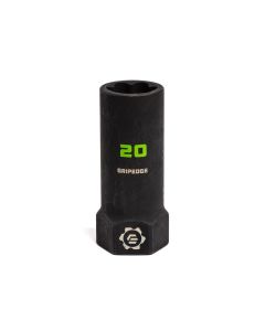 GETXCM20D image(0) - Grip Edge Tools 20mm 1/2" Dr RPT socket extractor with FORS (deep length)