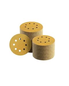 USC ABRASIVES Gold Pro 660001 Disc, 3 in Dia, 80 Grit, Hook and Loop Attachment