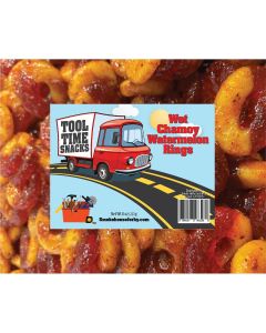 Tender Heifer Snack Co. Wet Chamoy Watermelon Rings Mexican Candy - 8 Ounce
