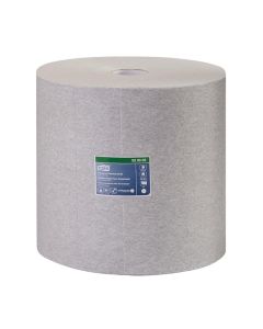 Tork Molnlycke 520305 Giant Roll Industrial Cleaning Cloth, 15 in Dia x 1163.75 ft L x 12.6 in W Roll, 1050, Paper, Gray