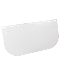 Jackson Safety Jackson Safety - Replacement Windows for F20 Polycarbonate Face Shields - Clear - 8" x 15.5" x.060" - E Shaped - Unbound - (12 Qty Pack)