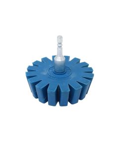 CTA8063 image(0) - CTA Tools Conical Gear Eraser Wheel w/ Quick-Connect Arbor Adapter