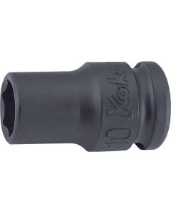 KKN13401A-13-16 image(0) - Ko-ken USA 13401A-13/16 3/8 Sq. Dr. Socket 13/16 6 point Length 32mm Thin walled