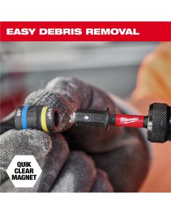 MLW49-66-4565 image(1) - Milwaukee Tool SHOCKWAVE Impact Duty QUIK-CLEAR 2-in-1 Magnetic Nut Driver Set 2PC