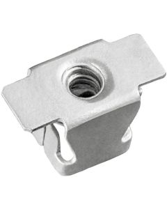 AVC21027 image(0) - AUVECO 21027 Fender Bracket Retainer Nut, #8 Screw, Metal/Spring Steel, Zinc Organic