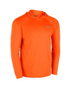 MLWM550A-2X image(0) - Milwaukee Tool WORKSKIN HOODED SHIRT ORANGE 2X