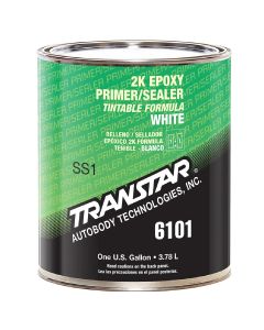 Transtar Autobody Products 6101 - 2K Epoxy Primer Sealer/Groundcoat - 1 Gallon Can - White - 520 sq-ft/ Gallon at 1 mil Coverage