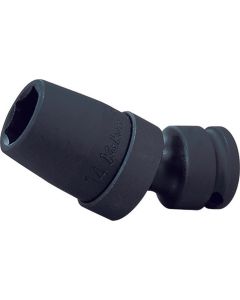 KKN13440A-3-8 image(0) - Ko-ken USA 13440A-3/8 3/8 Sq. Dr. Universal Socket 3/8 6 point Length 57mm
