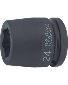 KKN16400M-16 image(0) - Ko-ken USA 16400M-16 3/4 Sq. Dr. Socket 16mm 6 point Length 50mm