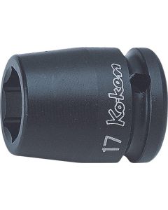 KKN14400M-25 image(0) - Ko-ken USA 14400M-25 1/2 Sq. Dr. Socket 25mm 6 point Length 38mm