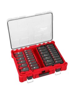 MLW49-66-6806 image(2) - Milwaukee Tool SHOCKWAVE Impact Duty Socket 1/2&rdquo; Dr 31PC PACKOUT Set