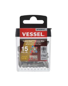 VESIBPH230P15T image(1) - Vessel Tools Imp Ball Torsion Bits PH2X30 15PC (TicTac)